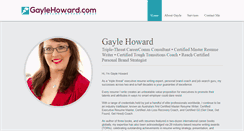 Desktop Screenshot of gaylehoward.com